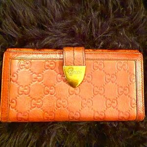 Cognac Gucci Wallet
